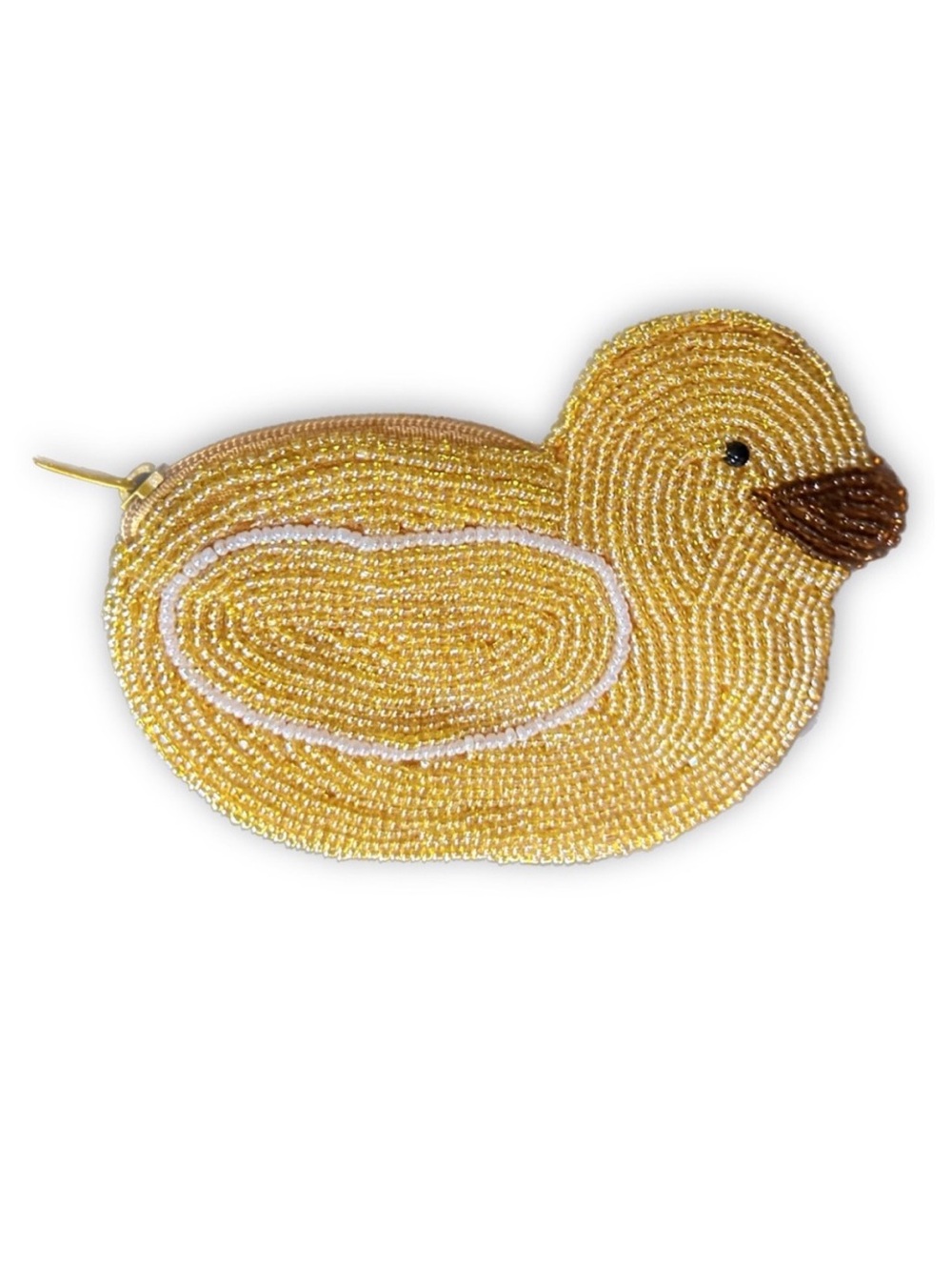 NWOT Beaded Duck Change Purse